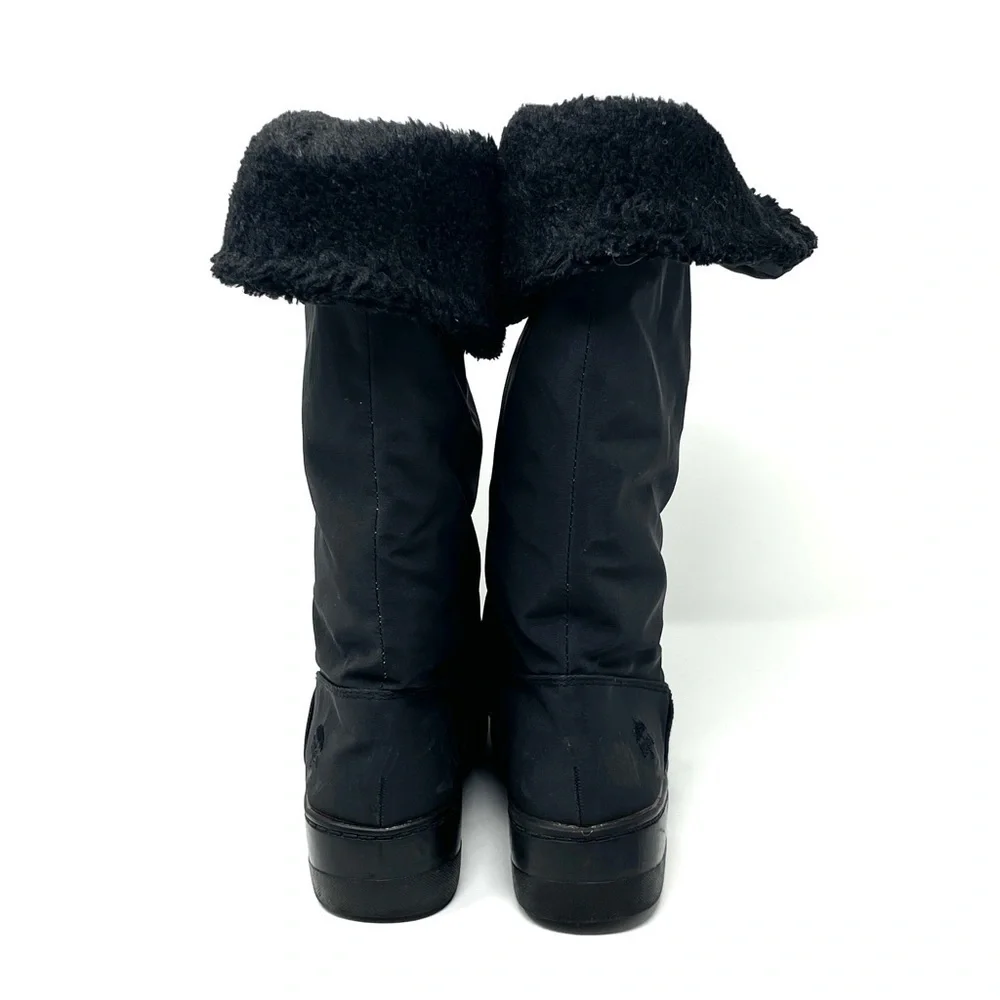 🌺 Totes Convertible Cynthia Nylon Weather Boots 7